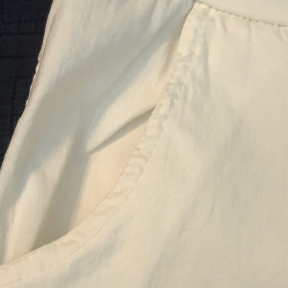 MADE IN ITALY white fancy pants joggers one size - Picture 13 of 16